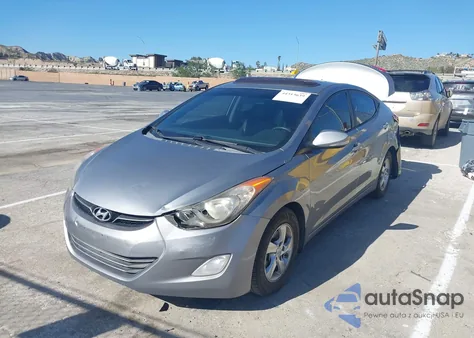 2013 Hyundai Elantra Limited из США, поврежденный, VIN KMHDH4AE8DU921887